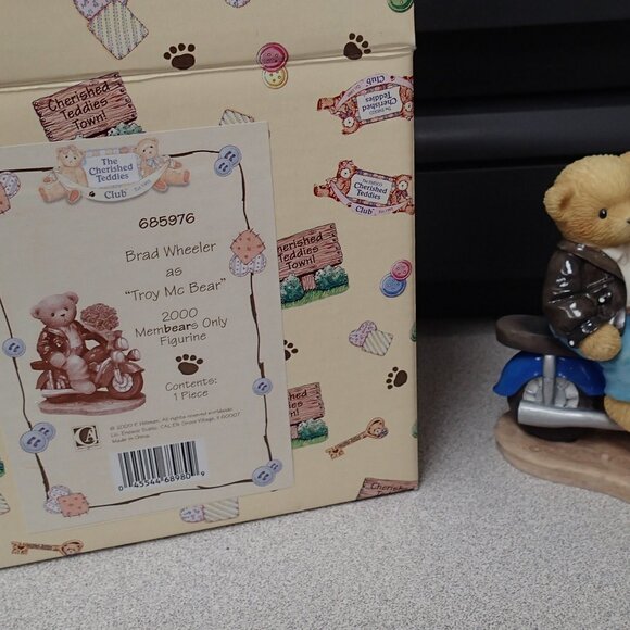 Cherished Teddies Brad Wheeler Troy MCBear 2000 - Picture 7 of 7